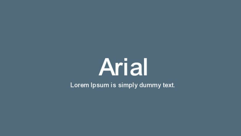 Arial italic font download